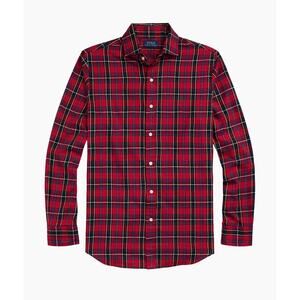 Ralph Lauren Shirt Red Tartan Long Sleeve Classic Fit Button Down Sz 3XL T Cabin